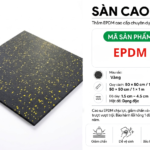 Sàn Cao Su EPDM Đốm Vàng