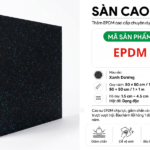 Sàn Cao Su EPDM Đốm Xanh