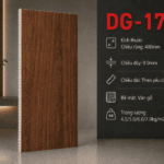 Tấm Ốp Nano DG-17 Nhựa PVC Vân Gỗ