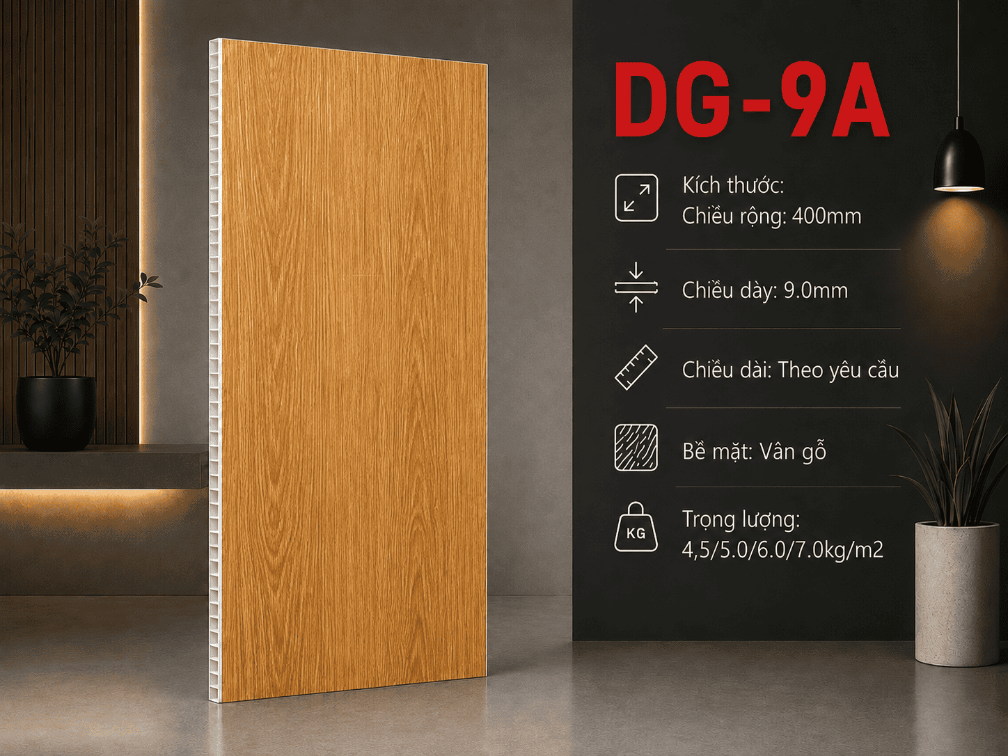Tấm Ốp Nano DG-9A Phủ Film Nano