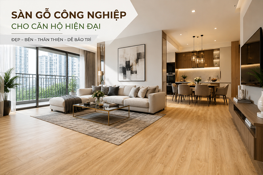 Giải Pháp Sàn Gỗ Công Nghiệp