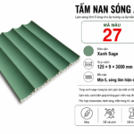 Tấm Nan Sóng Âm Màu 27 Xanh Sage