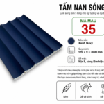 Tấm Nan Sóng Âm Màu 35 Xanh Navy