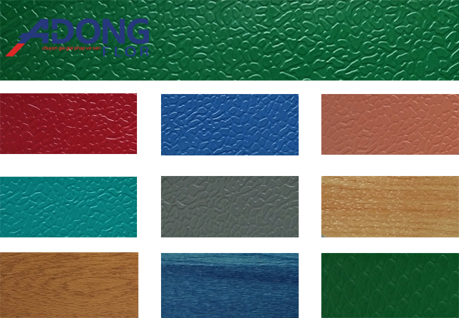 Màu sắc đa dạng của sàn nhựa vinyl thể thao chuyên nghiệp