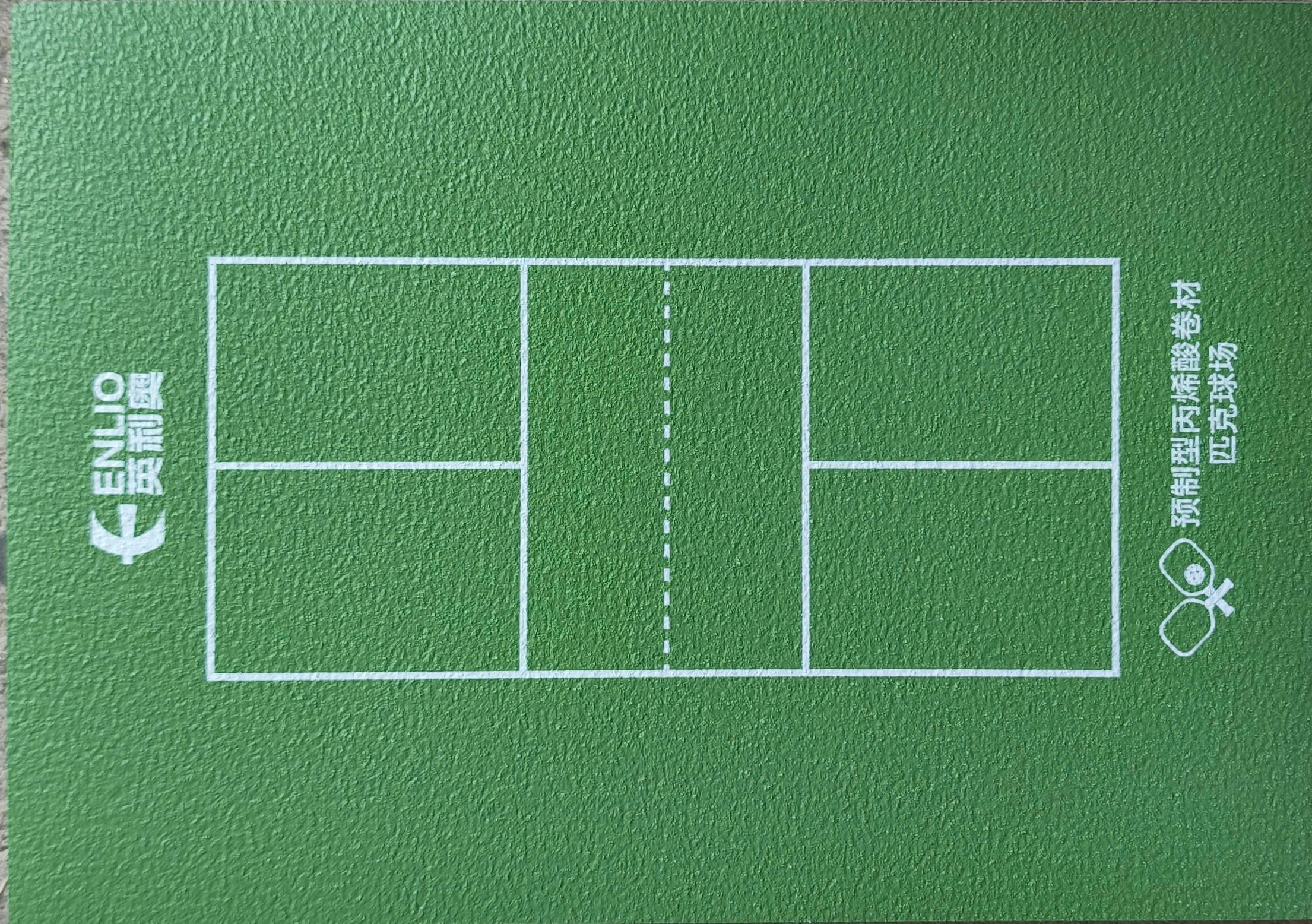 Sàn Pickleball ENLIO Màu Xanh Lá