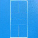 Sàn Pickleball Enlio Màu Xanh Dương