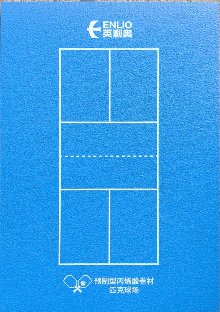 Sàn Pickleball Enlio Màu Xanh Dương