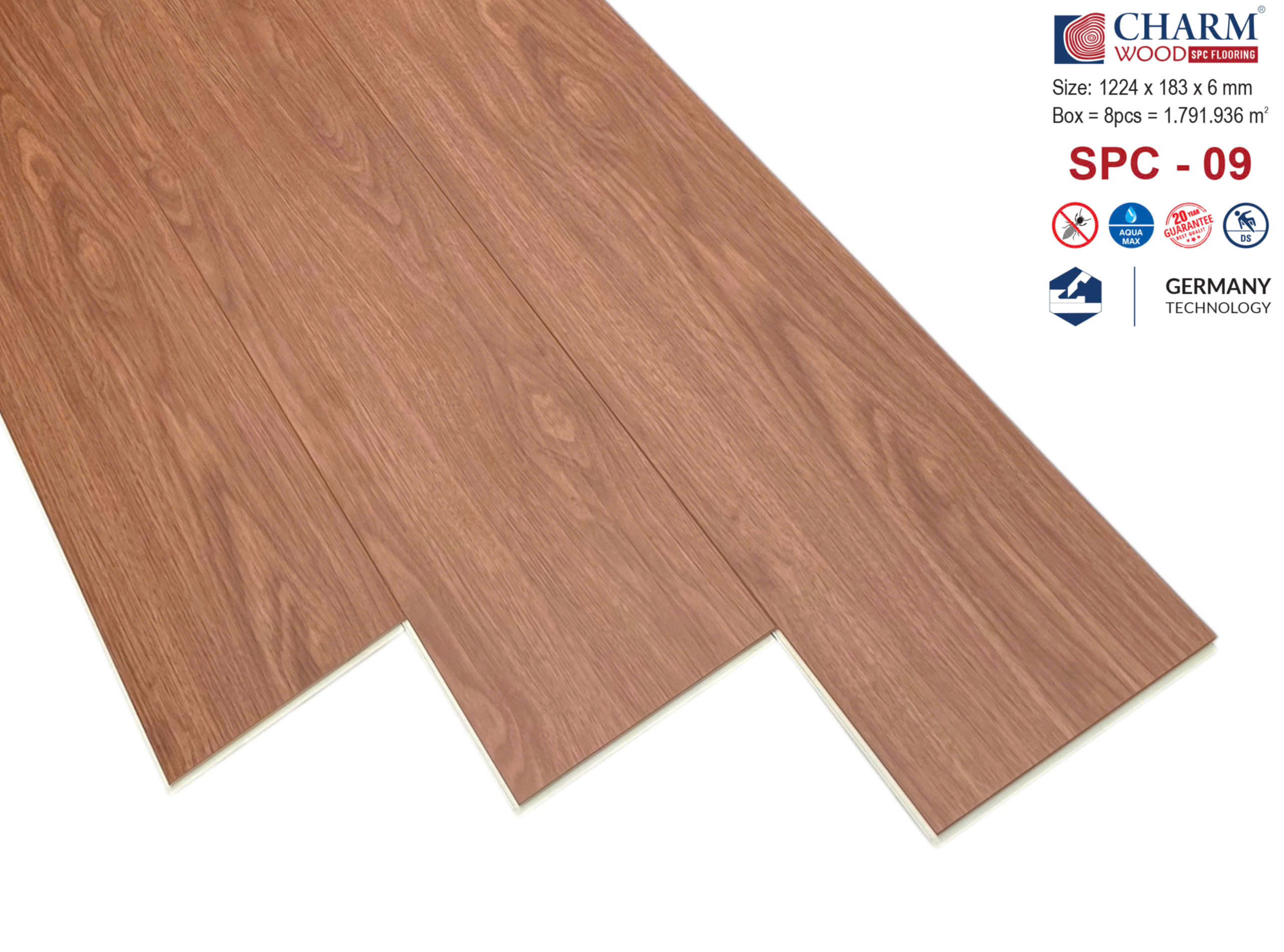 Sàn Nhựa Charm Wood SPC-09