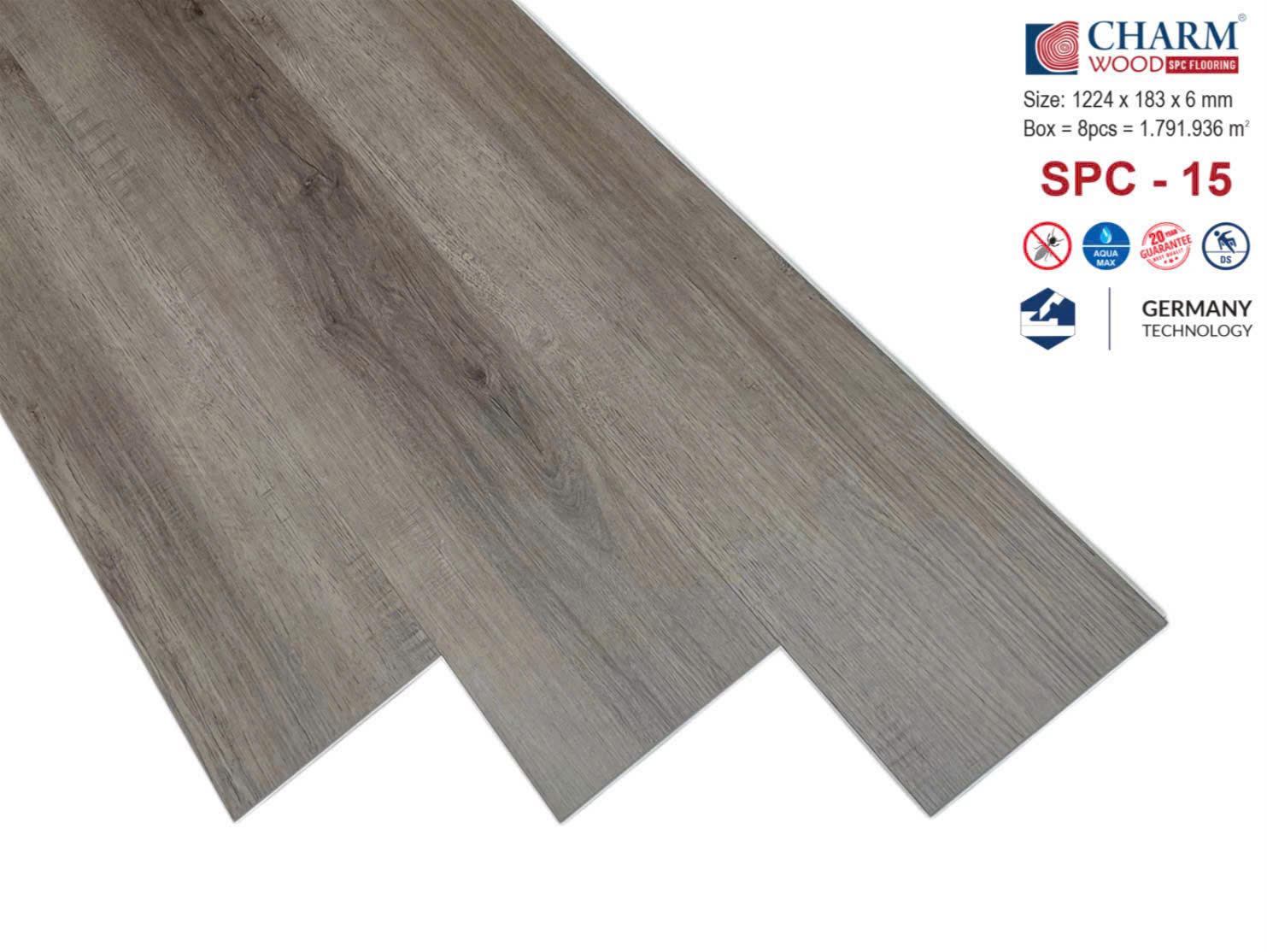 Sàn Nhựa Charm Wood SPC-15